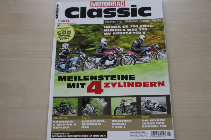Deckblatt Motorrad Classic (01/2014)